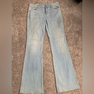 Gap mid rise flare jeans